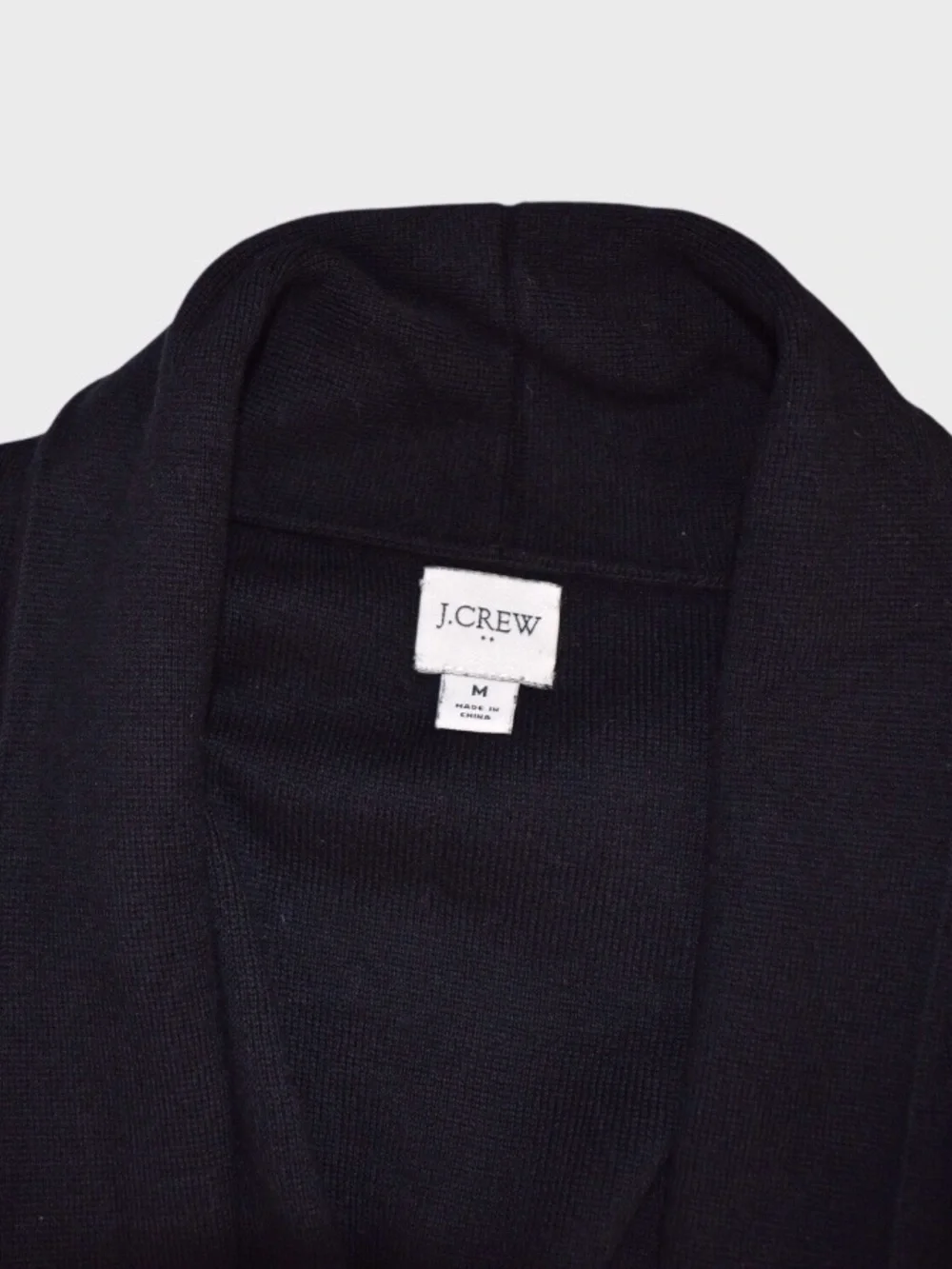 J Crew 100% Cotton Open Front Longline Cardigan